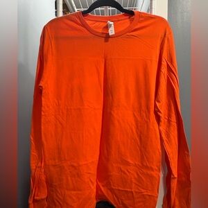 Bright Orange Long Sleeve Tee